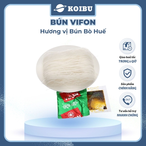 VIFON - Bún Vifon hương vị Bún bò Huế, Bún bò Huế Vifon Bún bò Huế, Bún bò Vifon Bún bò ăn liền - 65g/gói - 00146