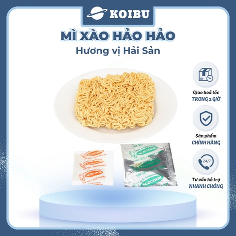 ACECOOK - Mì Hảo Hảo hương vị mì xào hải sản- Mì ăn liền Hảo Hảo mì xào hải sản (Mì xào Hảo Hảo hải sản) - 71g/ gói - 00014