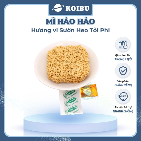 ACECOOK - Mì Hảo Hảo hương vị Sườn Heo Tỏi Phi - Mì ăn liền Hảo Hảo sườn heo tỏi phi (Hảo Hảo gói xanh dương) - 73g/gói - 00002