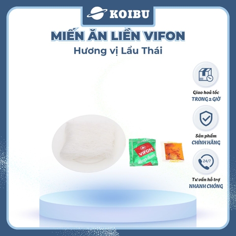 VIFON - Miến ăn liền Vifon vị Lẩu thái, Miến ăn liền Vifon, Miến Vifon gói ăn liền - 60g/gói - 00181