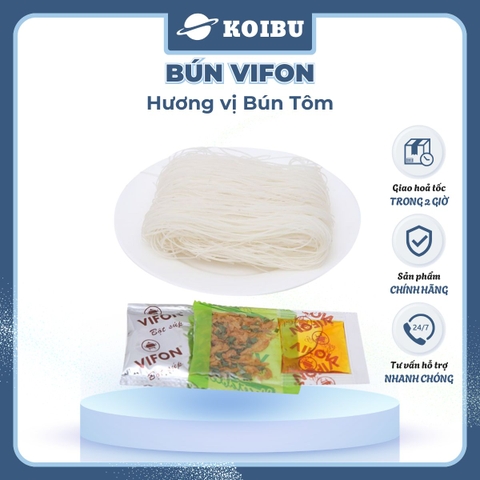VIFON - Bún Vifon hương vị Bún tôm, Bún tôm Vifon, Bún Vifon bún tôm, Bún tôm ăn liền Vifon gói - 65g/gói - 00144