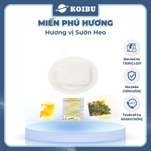 ACECOOK - Miến Phú Hương hương vị Sườn Heo Miến Phú Hương Sườn Heo, Miến Sườn Heo Phú Hương - Miến ăn liền Phú Hương, Miến ăn liền Acecook - 55g/gói - 00064