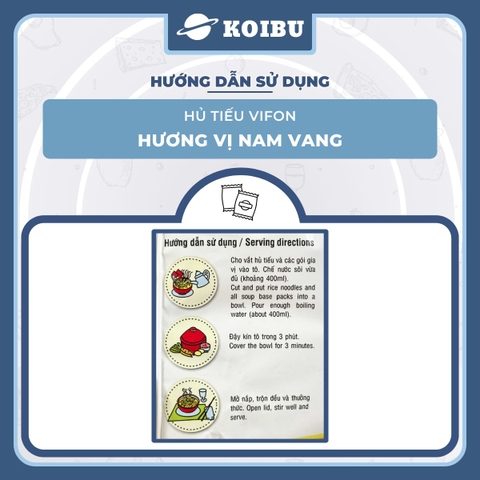VIFON - Hủ tiếu Vifon hủ tiếu Nam vang, Hủ tíu Nam vang Vifon, Hủ tiếu Nam vang Vifon, Hủ tíu Vifon - 65g/gói - 00163
