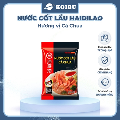 HAIDILAO – Nước cốt lẩu Haidilao hương vị cà chua, Haidilao nước cốt lẩu cà chua Haidilao - 200g/gói - 00883