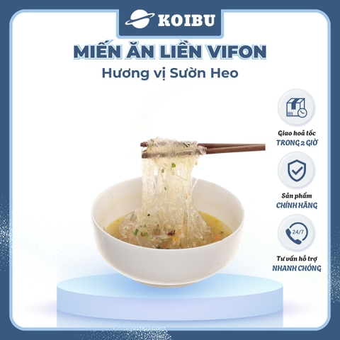 VIFON - Miến ăn liền Vifon vị Sườn heo, Miến ăn liền Vifon, Miến Vifon gói ăn liền - 58g/gói - 00182