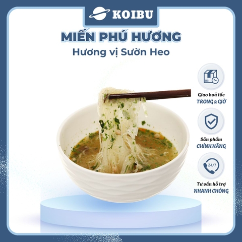 ACECOOK - Miến Phú Hương hương vị Sườn Heo Miến Phú Hương Sườn Heo, Miến Sườn Heo Phú Hương - Miến ăn liền Phú Hương, Miến ăn liền Acecook - 55g/gói - 00064