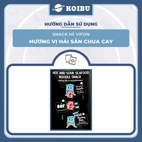 VIFON - Snack mì Vifon hương vị Hải Sản Chua Cay - Vifon Snack Hải sản chua cay ăn liền - 30g/gói - 00199