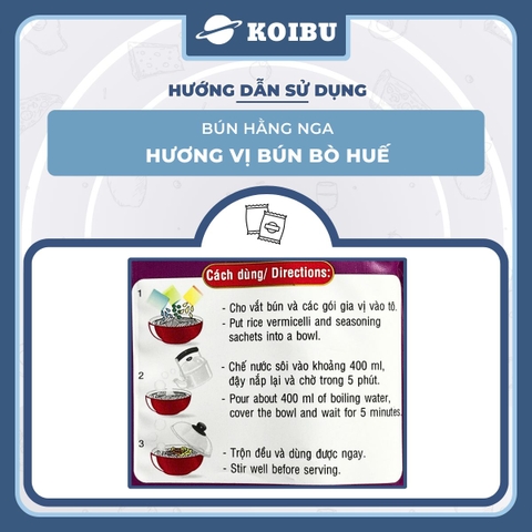 ACECOOK - Bún bò Huế Hằng Nga, Hằng Nga Bún bò Huế, Bún Hằng Nga hương vị Bún bò Huế, Bún bò Acecook - 73g/gói - 00049