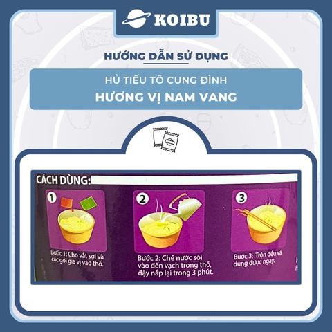 AFOTECH - Hủ tiếu tô Cung Đình hương vị Hủ tiếu Nam vang Cung Đình ăn liền, Hủ tíu nam vang Cung Đình - 83g/tô - 00319
