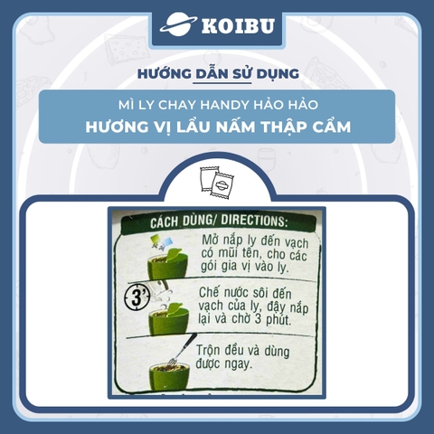 ACECOOK - Mì ly Handy Hảo Hảo hương vị lẩu nấm thập cẩm chay - Mì chay Handy Hảo Hảo lẩu nấm thập cẩm chay - Mì Handy Hảo Hảo ly chay lẩu nấm thập cẩm - Mì ly Hảo Hảo Handy lẩu nấm thập cẩm chay - 66g/ly - 00019