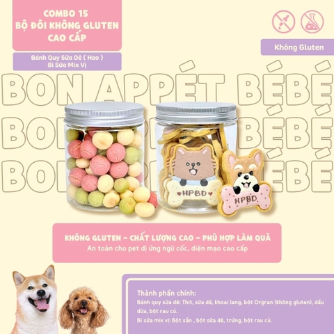 BỘ ĐÔI KHÔNG GLUTEN CAO CẤP