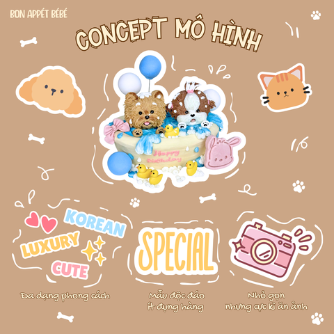 BÁNH CONCEPT MÔ HÌNH