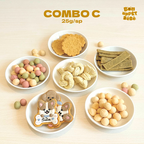 [COMBO C ] –  SET SNACK KHÔNG GLUTEN – BON APPÉT BÉBÉ