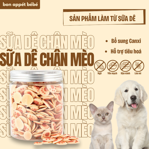 Bánh sữa dê chân mèo