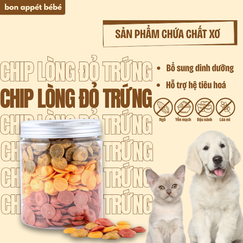 Chip lòng đỏ trứng