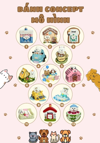 BÁNH CONCEPT MÔ HÌNH