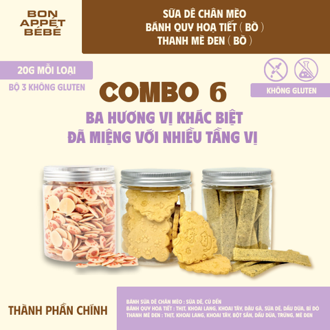 [COMBO 6 ] BỘ KHÔNG GLUTEN