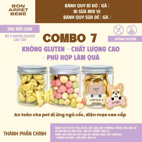 [ COMBO 7 ] BỘ KHÔNG GLUTEN CAO CẤP