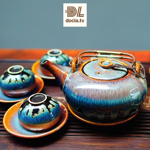 Bộ trà men hỏa biến