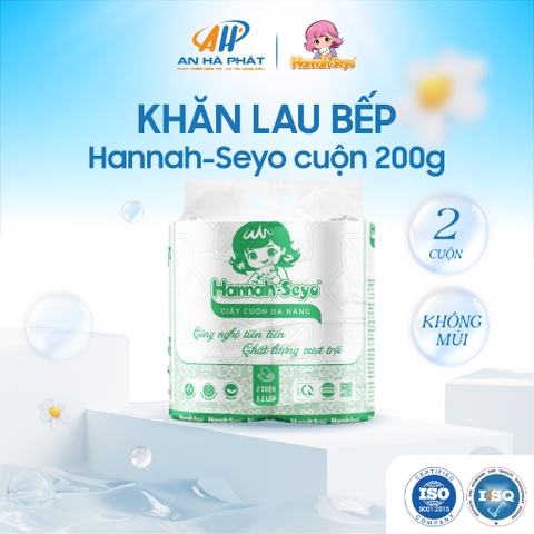 Khăn lau bếp Hannah Seyo cuộn 200gr