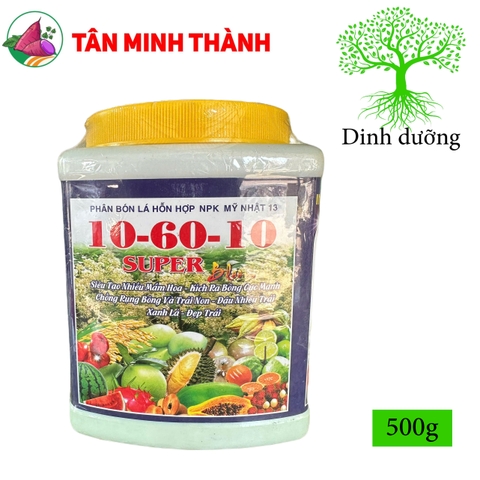 10-60-10 Mỹ Nhật 13 - Thuốc kích bông, đậu trái, xanh lá, đẹp trái
