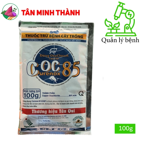 Coc 85wp gốc Đồng - Thuốc trừ bệnh thán thư, nấm hồng, héo cây con, héo nhanh, vàng lá, đốm lá