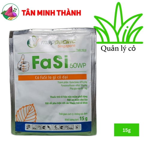 Fasi 50WP - Thuốc đặc trị cỏ lồng vực, cỏ gạo, cỏ chác lác, cỏ lá rộng cho ruộng lúa