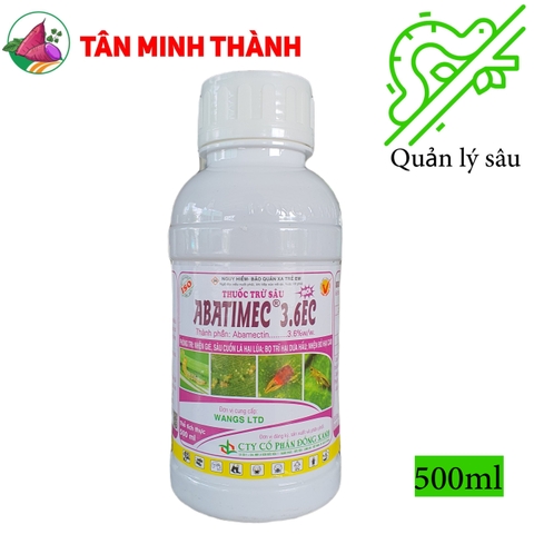 Abatimec 3.8EC - Thuốc trừ sâu sinh học đăc trị sâu cuốn lá, nhện gié, bọ trĩ, nhện đỏ