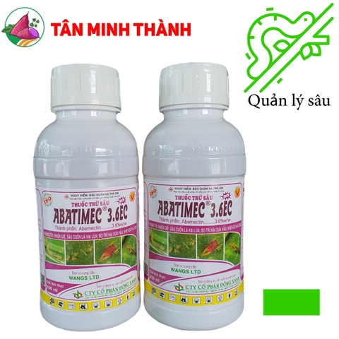 Abatimec 3.8EC - Thuốc trừ sâu sinh học đăc trị sâu cuốn lá, nhện gié, bọ trĩ, nhện đỏ