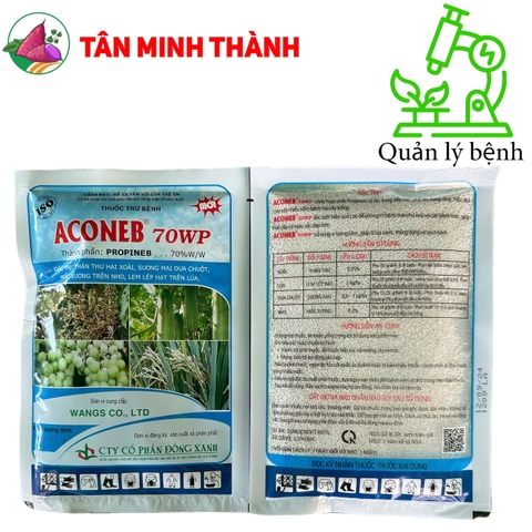 Aconeb 70WP - Thuốc đặc trị thán thư, sương mai, mốc sương, lem lép hạt