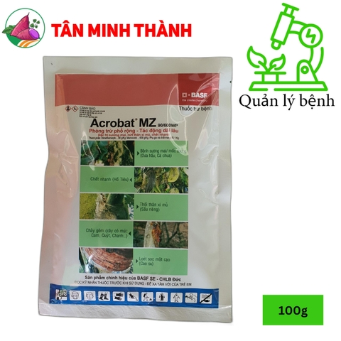 Acrobat MZ 90 600WP - Thuốc đặc trị sương mai, mốc sương, nứt thân xì mủ, héo nhanh, chảy gôm, loét sọc mặt cạo