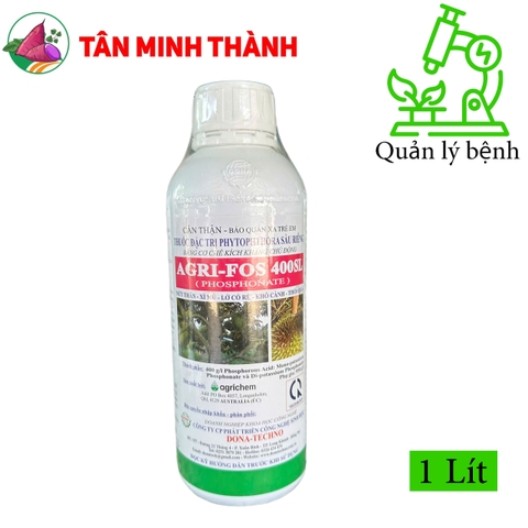 Agri Fos 400SL - Thuốc phòng nứt thân, xì mủ sầu riêng, lỡ cổ rễ, khô cành
