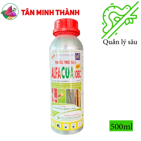Alfacua 10EC - Thuốc đặc trị rệp sáp, sùng khoai lang, sâu khoang, sâu đục bẹ, bọ xít muỗi, muỗi hành