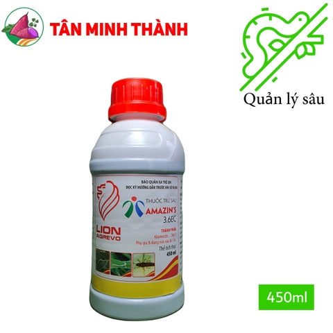 Amazins 3.6EC - Thuốc sinh học đặc trị sâu cuốn lá, bọ trĩ, bù lạch, nhện gié, sâu xanh, sâu tơ, sâu dù