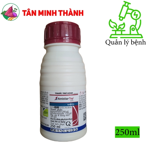 Amistar Top 325SC - Syngenta - Thuốc trừ bệnh lem lép hạt, đạo ôn lúa, khô vằn, đốm lá, phấn trắng, chết cây con, thán thư, rỉ sắt, khô nứt vỏ