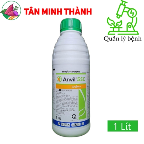 Anvil Syngenta 5SC - Thuốc trừ bệnh khô vằn, lem lép hạt, đốm vòng, rỉ sắt, nấm hồng, đốm lá, phấn trắng, lở cổ rễ, đốm nâu