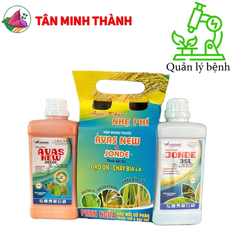 Avas New 260SC + Jonde 3SL - Thuốc đặc trị đạo ôn, cháy bìa lá, đốm lá