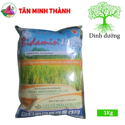 Bidamin 15WP - Thuốc kích thích phân hóa mầm hoa, ra hoa đồng loạt, cứng cây, chặn đọt, đứng dây, dày lá