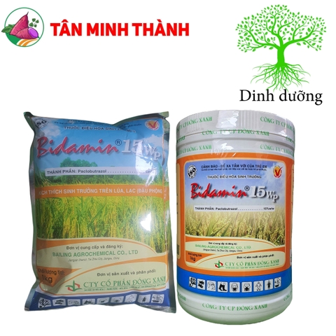 Bidamin 15WP - Thuốc kích thích phân hóa mầm hoa, ra hoa đồng loạt, cứng cây, chặn đọt, đứng dây, dày lá
