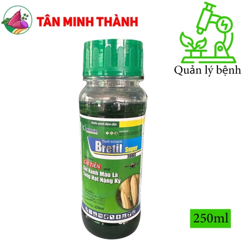 Bretil Super 300EC - Thuốc tin nước xanh trừ bệnh khô vằn, lem lép hạt