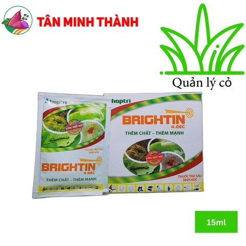 Brightin 4.0EC - Thuốc đặc trị nhện đỏ, sâu cuốn lá, bọ trĩ, bù lạch, nhện gié, sâu tơ, dòi đục lá, sâu xanh, sâu khoang