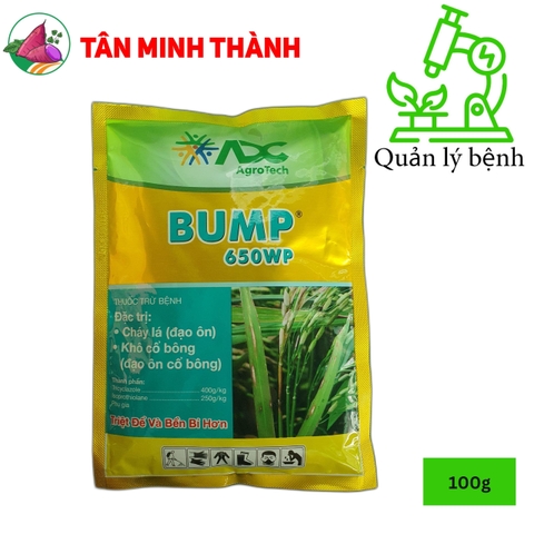 Bump 650WP ADC - Thuốc đặc trị đạo ôn lá, đạo ôn cổ bông, thối cổ gié trên lúa