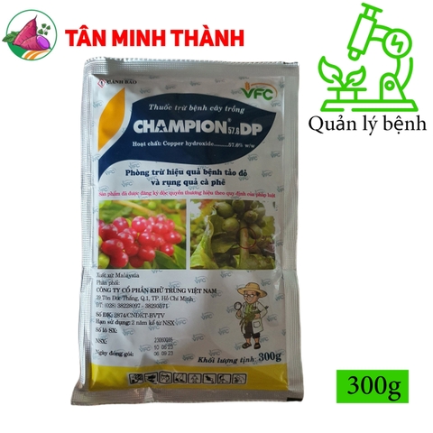 Champion VFC 57.6DP - Thuốc đặc trị nấm hồng, héo xanh, tảo đỏ, thối nhũn, vàng lá, loét trái