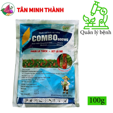 Combo 600WG - Thuốc đặc trị thán thư, chết cây con