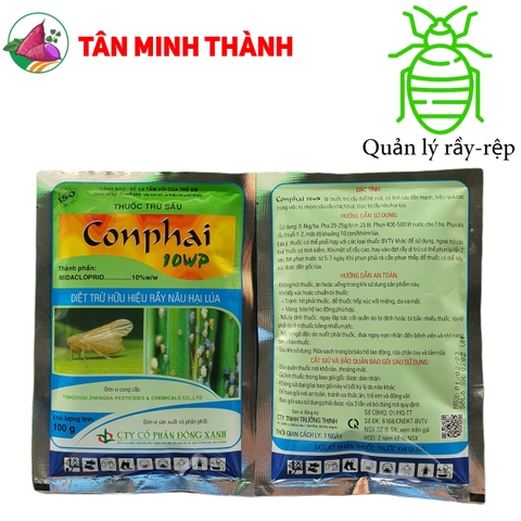 Conphai 10WP - Thuốc đặc trị rầy nâu, rầy lưng trắng, rầy xanh, rầy mềm, rệp muội