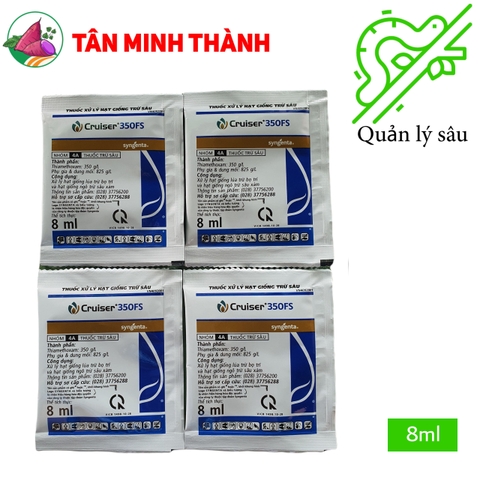 Cruiser Syngenta 350FS - Thuốc xử lý hạt giống lúa và bắp ngô trừ sâu xám, bọ trĩ