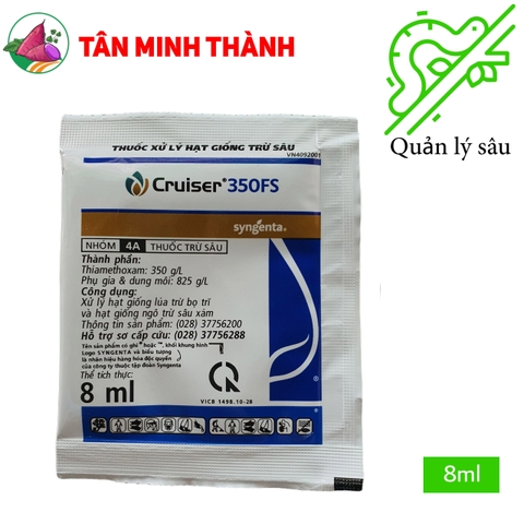 Cruiser Syngenta 350FS - Thuốc xử lý hạt giống lúa và bắp ngô trừ sâu xám, bọ trĩ
