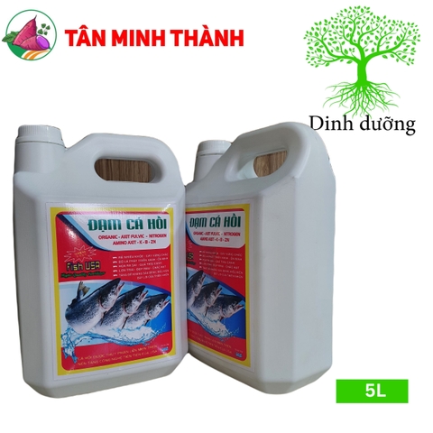 Đạm Cá Hồi - Giúp ra rễ nhiều, cứng cây, dày lá, ra hoa, đậu trái, to trái, đẹp màu, chắc hạt