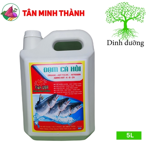 Đạm Cá Hồi - Giúp ra rễ nhiều, cứng cây, dày lá, ra hoa, đậu trái, to trái, đẹp màu, chắc hạt