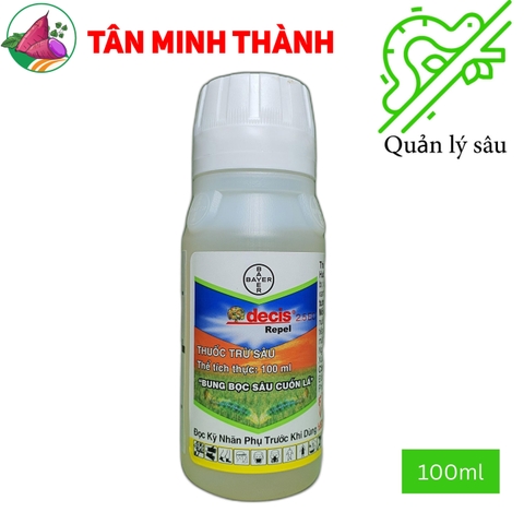 Decis Repel 2.5EC - Thuốc trừ sâu cuốn lá, rầy mềm, rệp muội, mọt đục quả, bọ xít, sâu khoang, sâu đục thân, sâu xanh